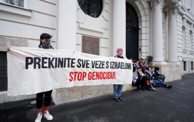 Marš za Palestinu u Zagrebu