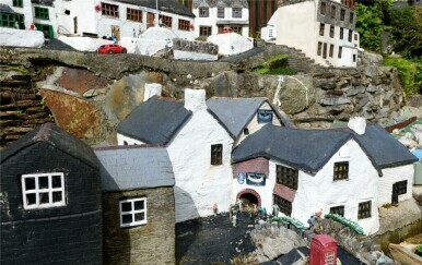Maketa grada Polperro u Cornwallu, Ujedinjeno Kraljevstvo