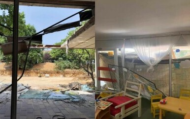 Srušena nadstrešnica u vrtiću u Rijeci