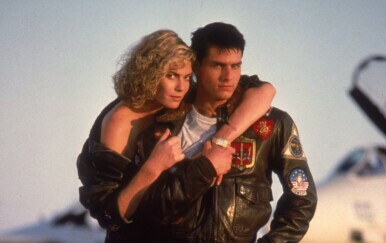 Kelly McGillis i Tom Cruise u filmu Top Gun iz 1986.