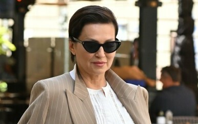 Nina Badrić snimljena na zagrebačkoj špici