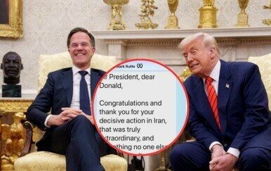 Donald Trump javno je objavio ulizivačku poruku koju je dobio od glavnog tajnika NATO-a Marka Ruttea