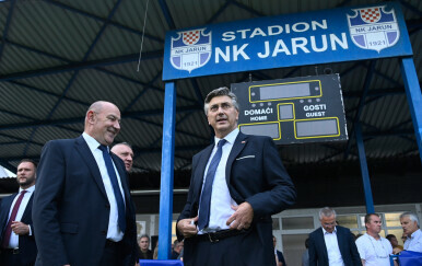 Tomo Medved i Andrej Plenković