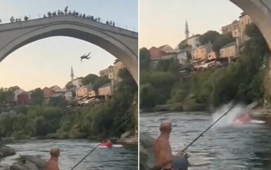 Iskusni skakač komentirao je skok stranog turista u rijeku Neretvu sa Starog mosta