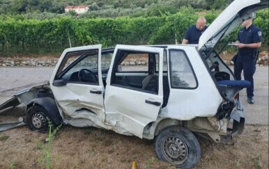 Na Šipanu vozilo sletjelo s ceste, od osmero ozlijeđenih četiri u bolnici