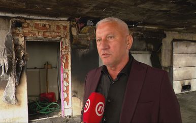 Marijan Kulaš za Dnevnik Nove TV nakon požara automobila