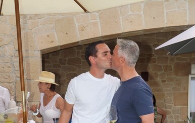 Ralf Schumacher i Etienne Bousquet-Cassagne na medenom mjesecu