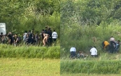 Širi se snimka iskrcavanja ilegalnih migranata u Zagrebu
