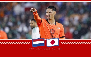 NIZOZEMSKA - JAPAN: Pratite okršaj teškaša skupine F