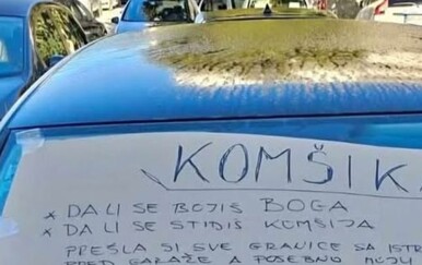 Vozačicu dočekala ogromna poruka, pogledajte što je naljutilo autora