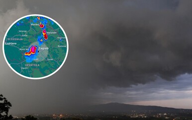 Grmljavinsko nevrijeme zahvatilo zagrebačku regiju: DHMZ upalio žuti alarm i pozvao na oprez