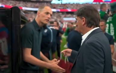 Zlatko Dalić uručio poklon Thomasu Tuchelu