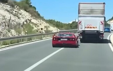 Ponašanje vozača Ferrarija na hrvatskim cestama izazvalo lavinu komentara: "Jadna mu majka…"