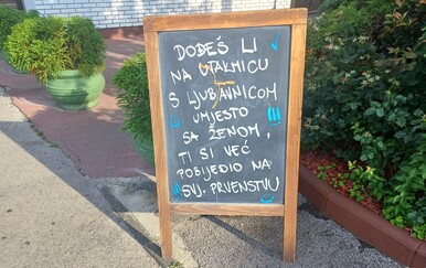"Dođeš li na utakmicu s ljubavnicom umjesto sa ženom..." Natpis iz zagrebačkog kafića jedne je nasmijao, ali druge rastužio
