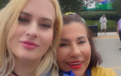 Marija Omaljev i Miraj Grbić na utakmici Bosne i Hercegovine i Švicarske