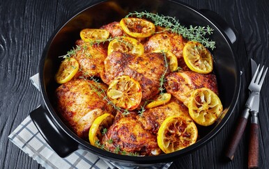 Pečeni pileći zabatak s limunom recept