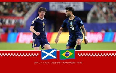UŽIVO ŠKOTSKA - BRAZIL: Škoti u grčevitoj borbi za prolaz, Brazilci love vrh skupine C