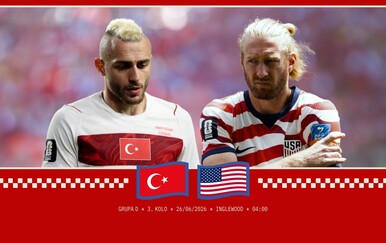 TURSKA - SAD: Eliminirani Turci protiv rasterećenih domaćina