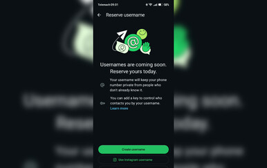 WhatsApp napokon počinje s uvođenjem korisničkih imena umjesto brojeva telefona