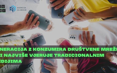 Generacija Z konzumira društvene mreže, ali najviše vjeruje tradicionalnim medijima: Novo HUDI istraživanje otkriva jaz između navika i povjerenja