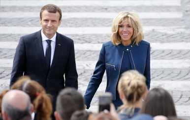 Emmanuel Macron, Brigitte Macron (FOTO: Getty)