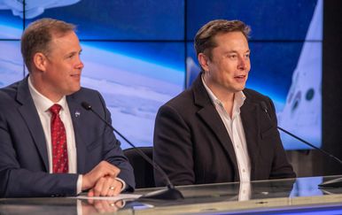 Jim Bridenstine i Elon Musk