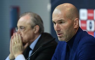 Zinedine Zidane i Florentino Perez (Foto: AFP)