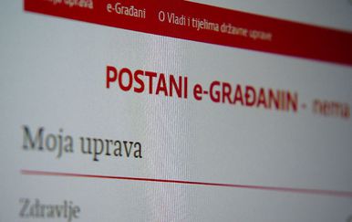 Web stranica e-građanin (Foto: Dnevnik.hr)