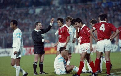 Detalj s utakmice Benfica - Marseille 1990. (Foto: AFP)