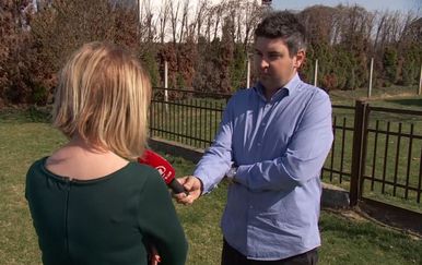 Vanja Margetić intervjuira žrtvu pijane kume ministirice Žalac (Foto: Dnevnik.hr)