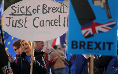 Prosvjedi protiv Brexita (Foto: AFP)