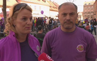 Dr. Ana Sruk i oboljeli od epilepsije Damir Đurić (Foto: Dnevnik.hr)