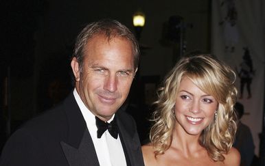 Kevin Costner i Christine Baumgartner (Foto: AFP)