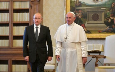 Papa Franjo i Vladimir Putin
