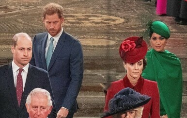 Prinčevi William i Harry, Kate Middleton i Meghan Markle