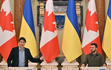 Justin Trudeau i Volodimir Zelenski