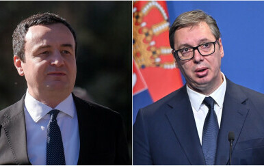 Kosovski premijer Albin Kurti i srbijanski predsjednik Aleksandar Vučić