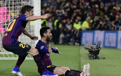 Sergi Roberto i Lionel Messi
