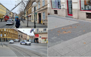 Pao crijep u zagrebačkoj Draškovićevoj ulici