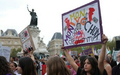 Prosvjed za pravo na pobačaj u Francuskoj