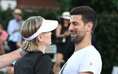 Charlize Theron i Novak Đoković