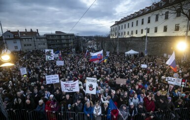 Prosvjed u Slovačkoj zbog vladine politike prema Rusiji