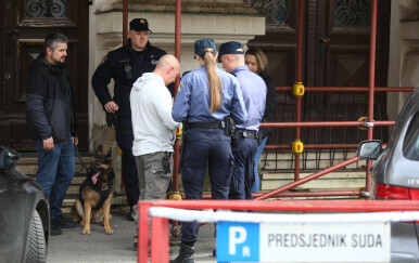 Dojava o bombi na Županijskom sudu u Zagrebu - 6