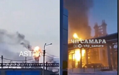 Ukrajinske bespilotne letjelice pogodile rusku rafineriju