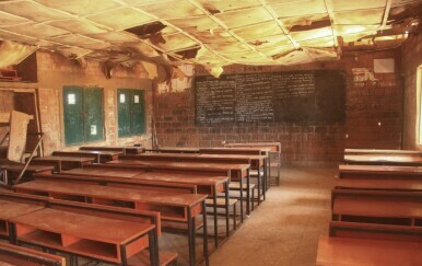 Učionica iz koje su oteta djeca u Kurigi