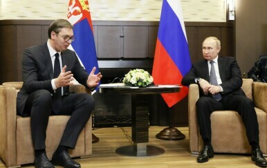 Aleksandar Vučić i Vladimir Putin