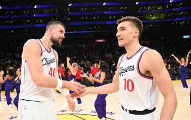 Ivica Zubac i Bogdan Bogdanović