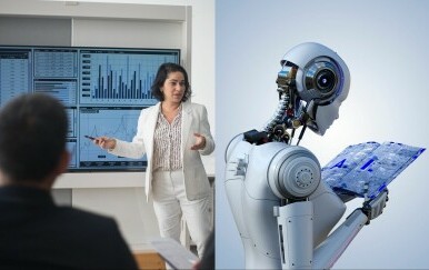 Predstavljanje raznih podataka i humanoidni robot vođen umjetnom inteligencijom