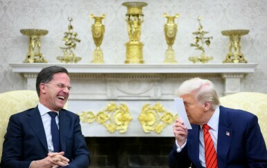 Mark Rutte, Donald Trump