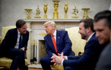 Glavni tajnik NATO-a Mark Rutte na sastanku s Donaldom Trumpom u Bijeloj kući